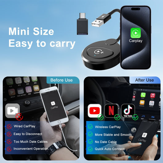 Adaptador Inteligente de Auto Alámbrico a Inalámbrico - Image 43