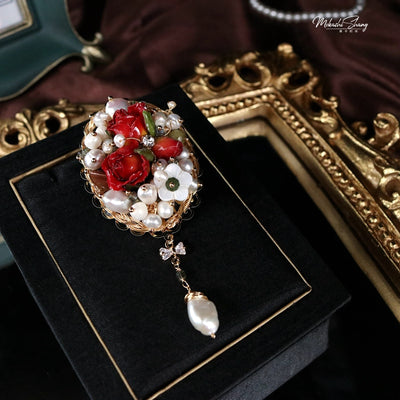 Broche Floral de Rosa - Accesorio Elegante para Corbata y Solapa - Image 2