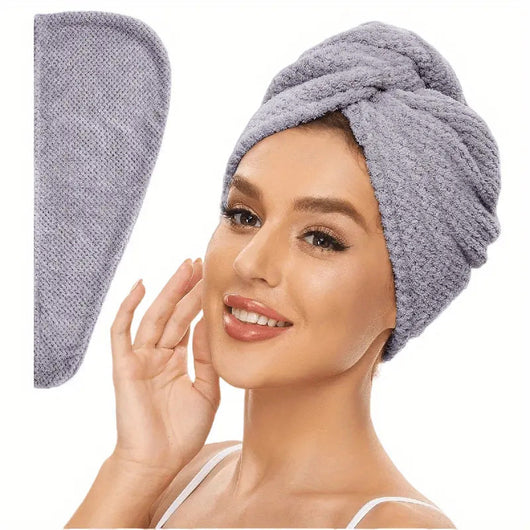 Gorro Secador de Microfibra Coral Ultra Absorbente - Image 3