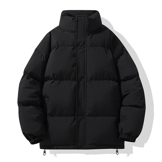 Abrigo Acolchado de Cuello Alto para Parejas - Diseño Minimalista - Image 7