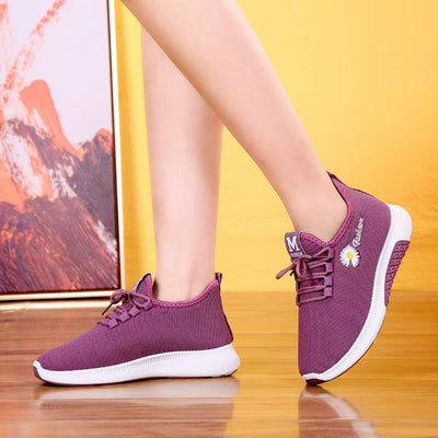 Zapatillas Deportivas Casuales para Mujer con Diseño Floral Margarita - Image 13