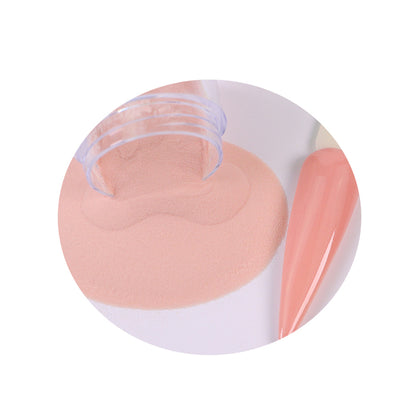 Polvo de Extensión de Uñas Acrílicas Tallado Infiltrante Tono Piel Nude Cristal - Image 2