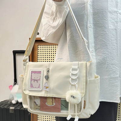 Bolsa Crossbody de Lona Impermeable Ligera Multiuso Casual - Image 9
