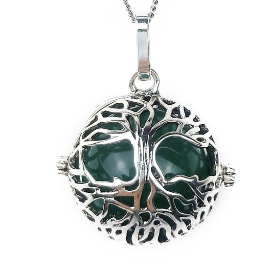 Colgante Hueco de Ágata Cristal Natural con los Siete Chakras - Image 3