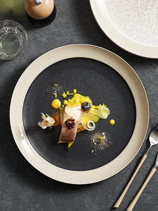 Platos de Cerámica Japonesa para Servicio de Comedor de Lujo - Image 3
