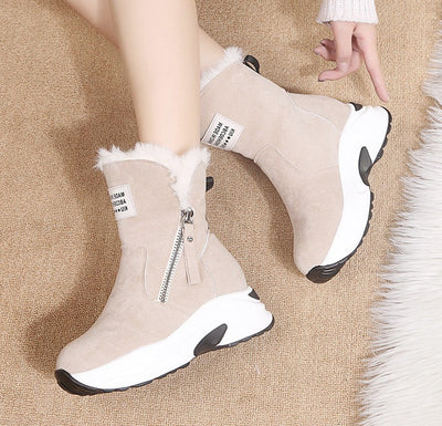 Zapatos Casuales de Algodón con Suela Gruesa y Forro Térmico - Image 4