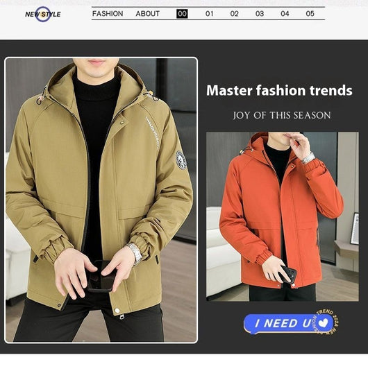 Chaqueta Térmica Acolchada con Capucha para Hombre - Abrigo Casual Invierno - Image 25