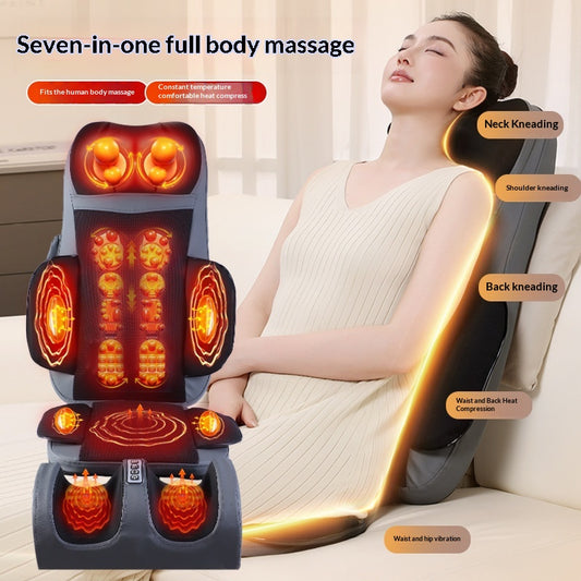 Masajeador Cervical, Lumbar y de Cintura con Calor - Masaje Corporal Completo