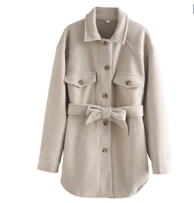 Abrigo de Lana Cálido con Textura Lanuda - Chaqueta de Invierno Premium - Image 8