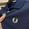 Polo Ejecutivo Lujo Ligero Manga Media con Bordado