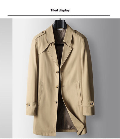 Gabardina de Negocios Juvenil Premium - Corte Clásico Solapa Italiana - Image 25
