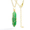 Dorado Copper Wire And Chain Verde Cats Eye