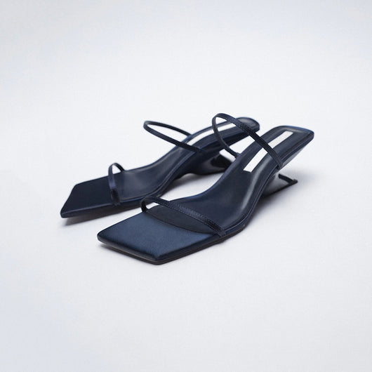 Sandalias Romanas de Tacón Medio con Tiras Finas - Diseño Versátil y Cómodo - Image 5