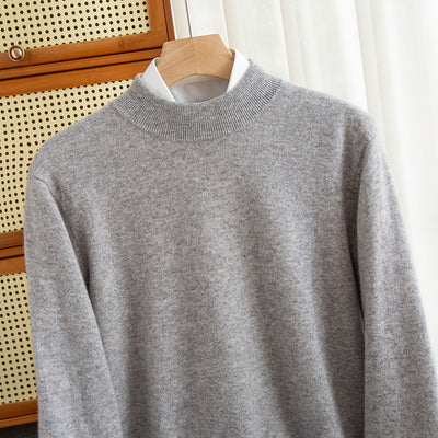 Suéter de Cuello Medio en Lana para Hombre - Image 5