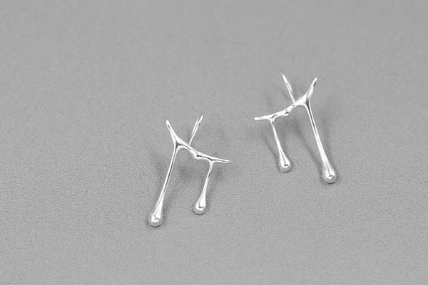 Aretes de Plata Esterlina S925 Minimalistas Elegancia Pura - Image 5