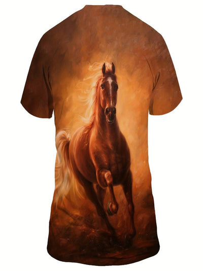 Camiseta Manga Corta con Impresión 3D para Hombre - Image 16