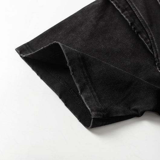 Camiseta Oversized Efecto Gastado con Costuras de Diseño - Image 35