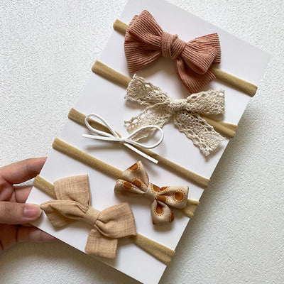 Set de 5 Diademas con Moños para Bebé - Image 4