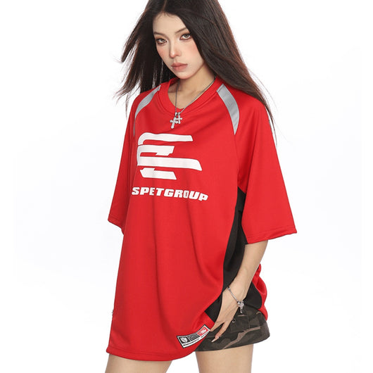 Blusa de Colorblock con Mangas Raglan para Mujer - Image 5