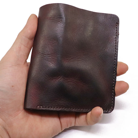 Billetera Vertical Minimalista en Cuero Genuino con Múltiples Compartimientos - Image 15
