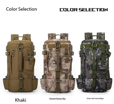 Mochila de Pesca Táctica con Múltiples Compartimentos y Sistema MOLLE - Image 10