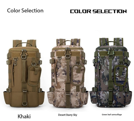 Mochila de Pesca Táctica con Múltiples Compartimentos y Sistema MOLLE - Image 10