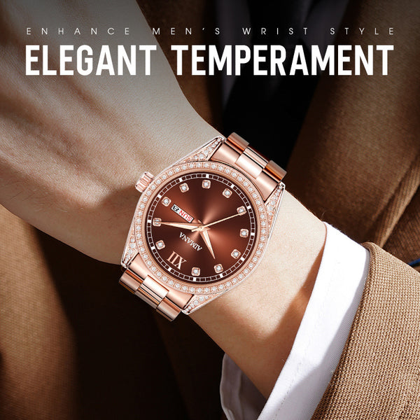 Reloj de Mujer Diamond Disc Cuarzo Serie Log