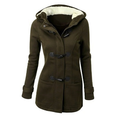 Abrigo Acolchado con Capucha para Mujer - Sudadera Térmica de Algodón - Image 13