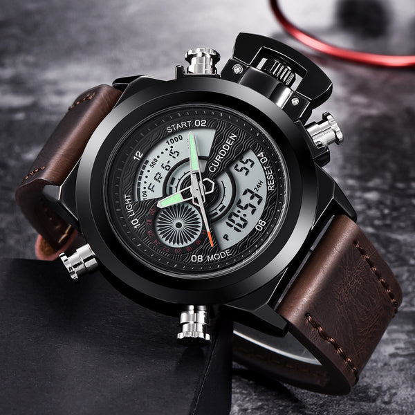 Reloj Deportivo Multifuncional con Doble Pantalla para Hombre