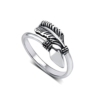Anillos de Pareja con Flecha del Amor - Diseño Minimalista para Parejas - Image 6