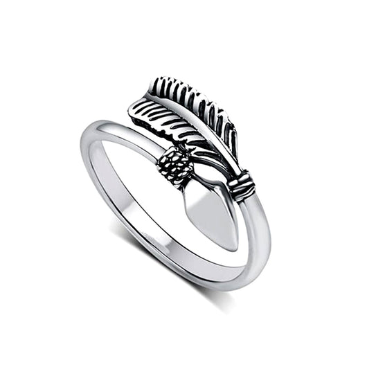 Anillos de Pareja con Flecha del Amor - Diseño Minimalista para Parejas - Image 6