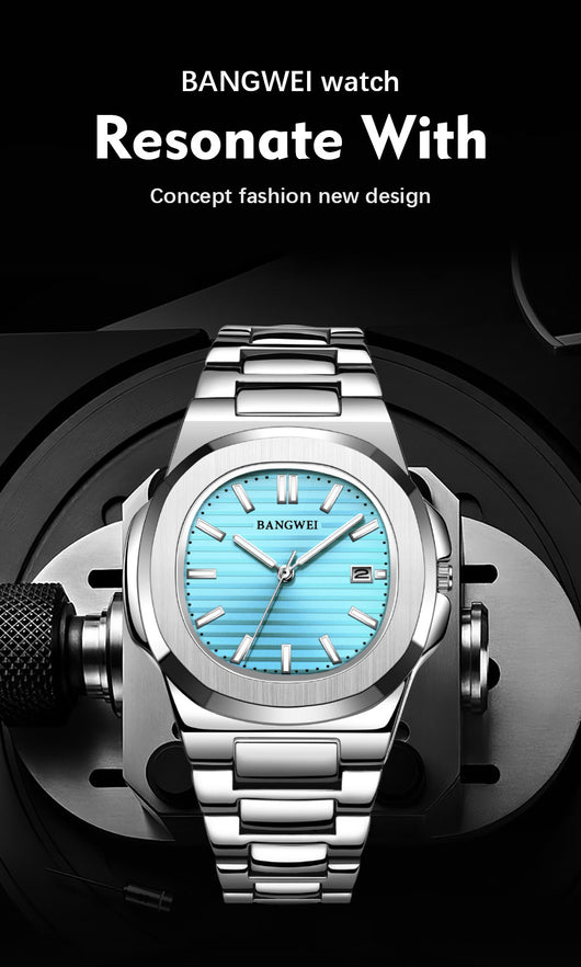 Reloj Hombre Acero Inoxidable Resistente al Agua con Esfera Luminosa - Image 14