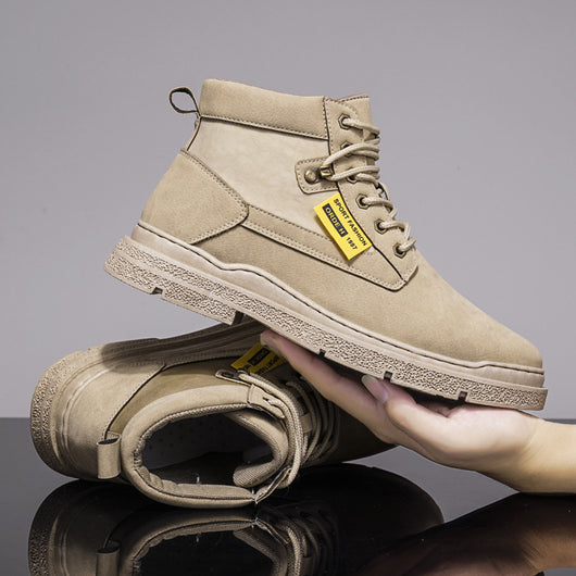 Zapatillas Altas Estilo Coreano para Hombre - Diseño Trendy - Image 14