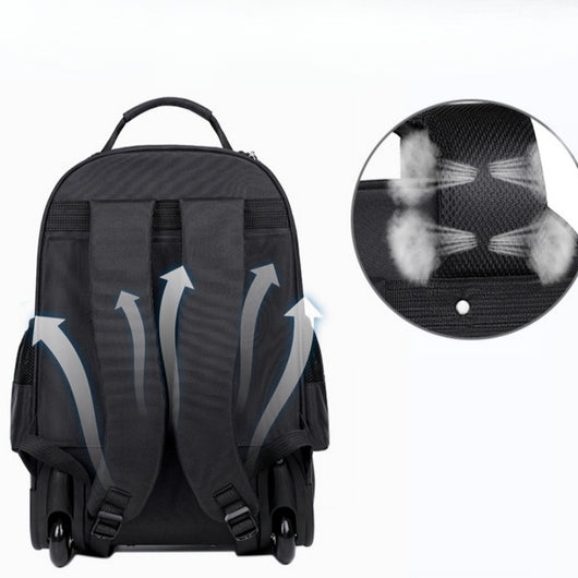 Mochila de Viaje de Gran Capacidad con Ruedas - Bolsa de Equipaje Trolley Multifuncional - Image 13