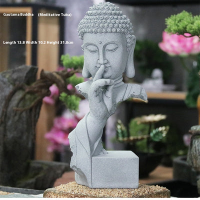 Estatua de Buda Amitabha Decorativa - Feng Shui para Hogar y Jardín - Image 9