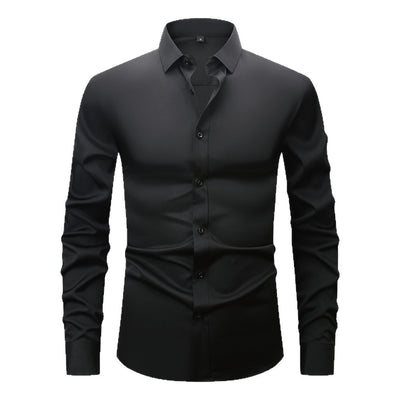 Camisa Elástica Cuatro Direcciones para Hombre - Manga Larga - Image 5