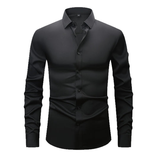 Camisa Elástica Cuatro Direcciones para Hombre - Manga Larga - Image 5