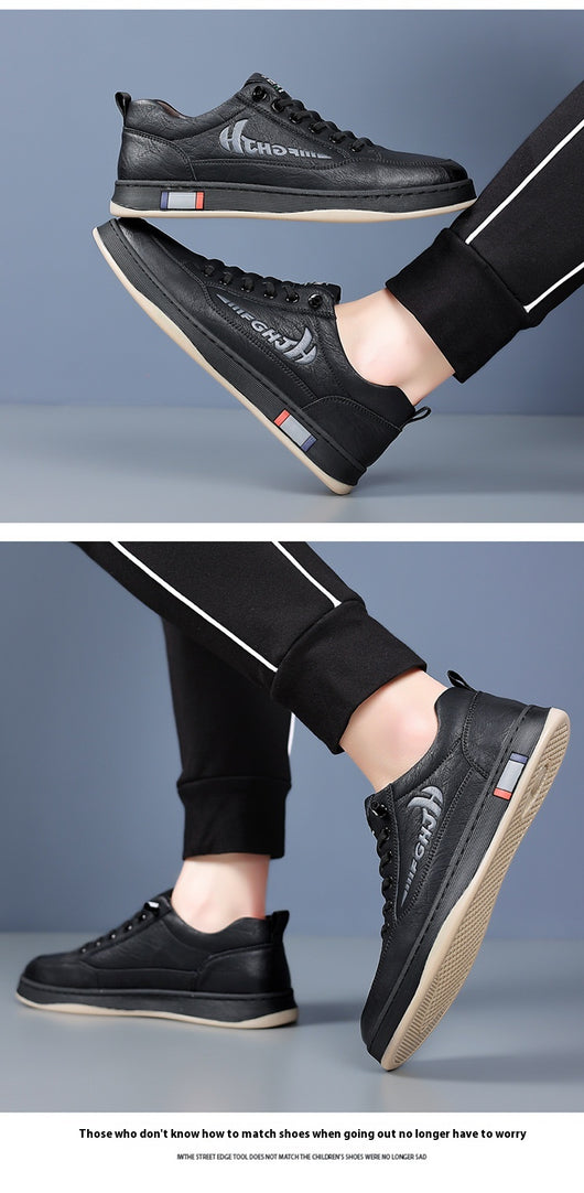 Zapatos de Cuero Casual Transpirables para Hombre - Diseño Versátil - Image 17