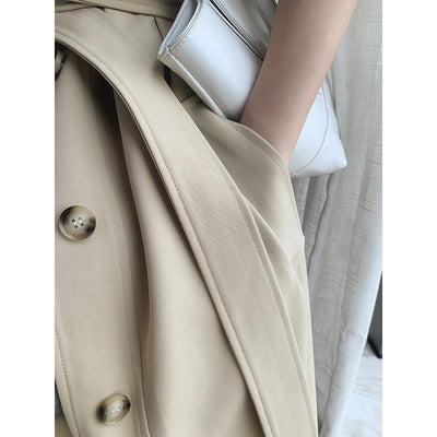 Abrigo Ejecutivo para Mujer Otoño - Corte Elegante Abotonado Cintura Marcada - Image 8
