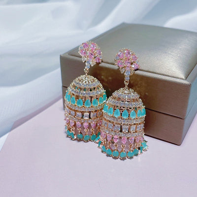 Aretes de Borlas con Circonitas Incrustadas - Elegancia Brillante - Image 4