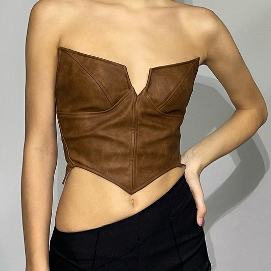 Chaleco Casual sin Mangas con Cierre y Escote Asimétrico para Mujer - Image 12