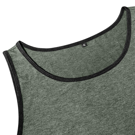 Camiseta Deportiva Suelta sin Mangas con Bolsillos y Estampado - Image 19