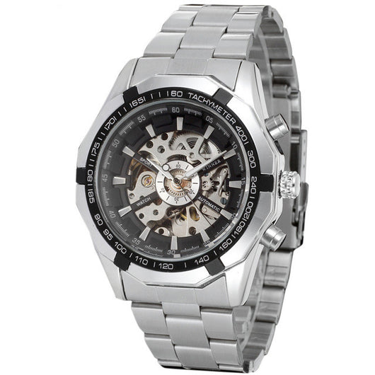Reloj Automático Winner para Hombre - Acero Inoxidable Resistente - Image 4