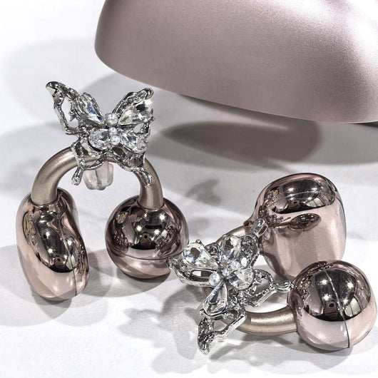 Auriculares con Diseño de Moño Brillante y Hebilla Europea - Estilo Especial - Image 8
