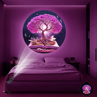 Lámpara Proyector Árbol de la Vida - Luz Ambiental para Pared - Image 13