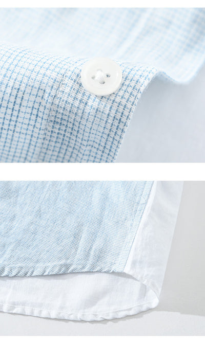 Camisa Manga Larga con Contraste de Colores para Hombre - Image 11