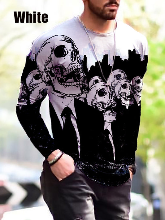 Camiseta Manga Larga Estampada para Hombre - Diseño Otoño Invierno - Image 2