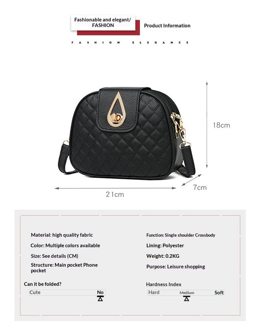 Bolso Cuadrado Coreano para Mamá - Versátil y Elegante - Image 6