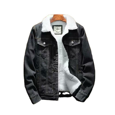 Chaqueta de Mezclilla de Algodón para Invierno Hombre - Image 3