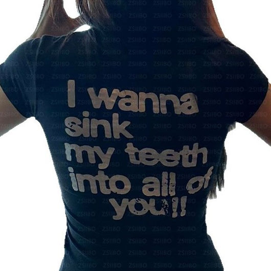 Camiseta Slim Fit Unisex con Estampado de Letras - Image 7